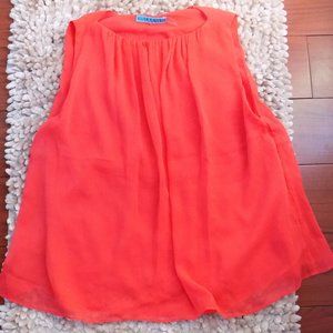 Bright Sleeveless Blouse